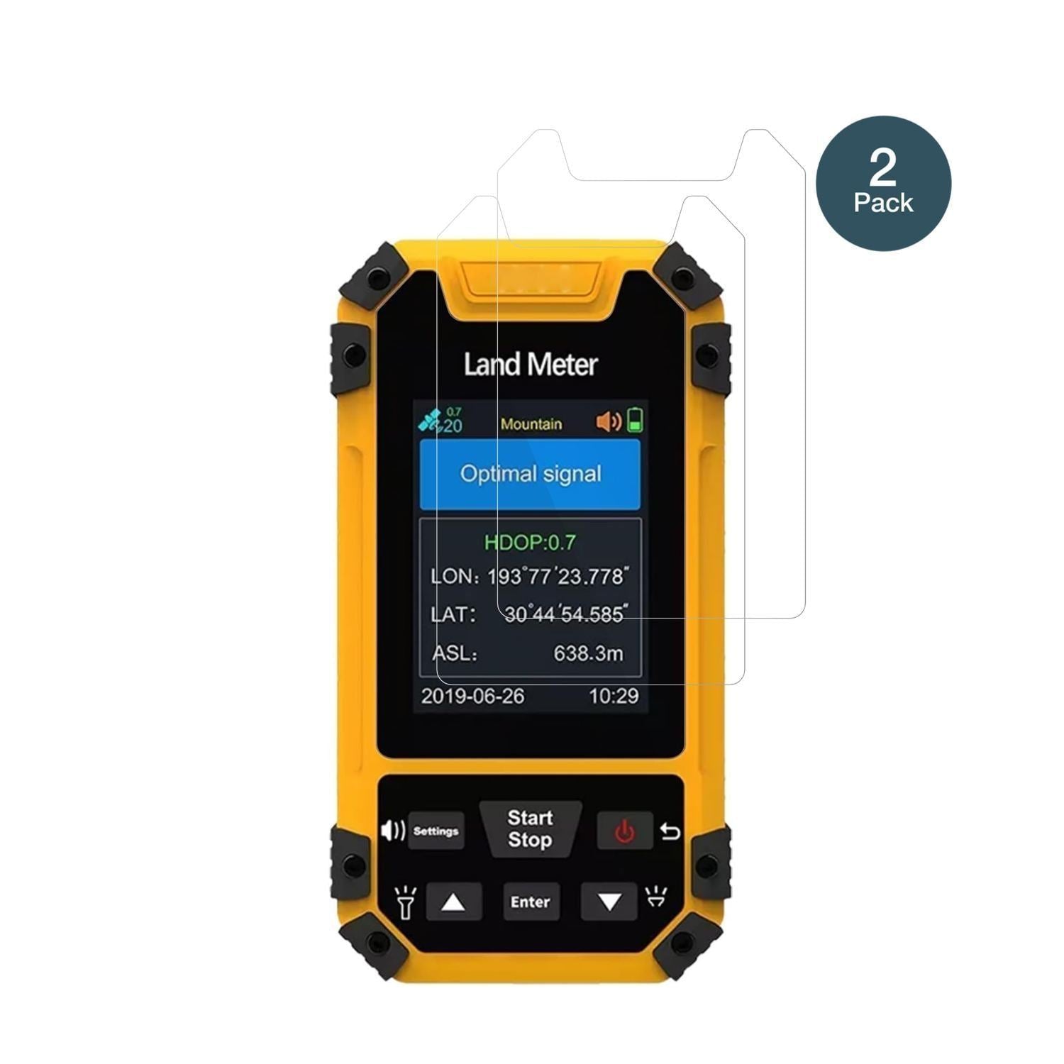 2x 9H Schutzfolie für TIKATARER GPS-Flächenmessger (2)