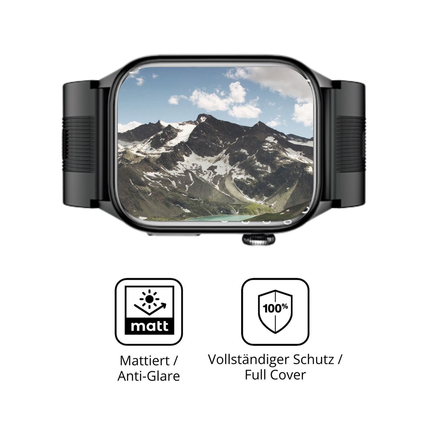 2x Full Cover Schutzfolie matt für iSo Tech S101 (5)
