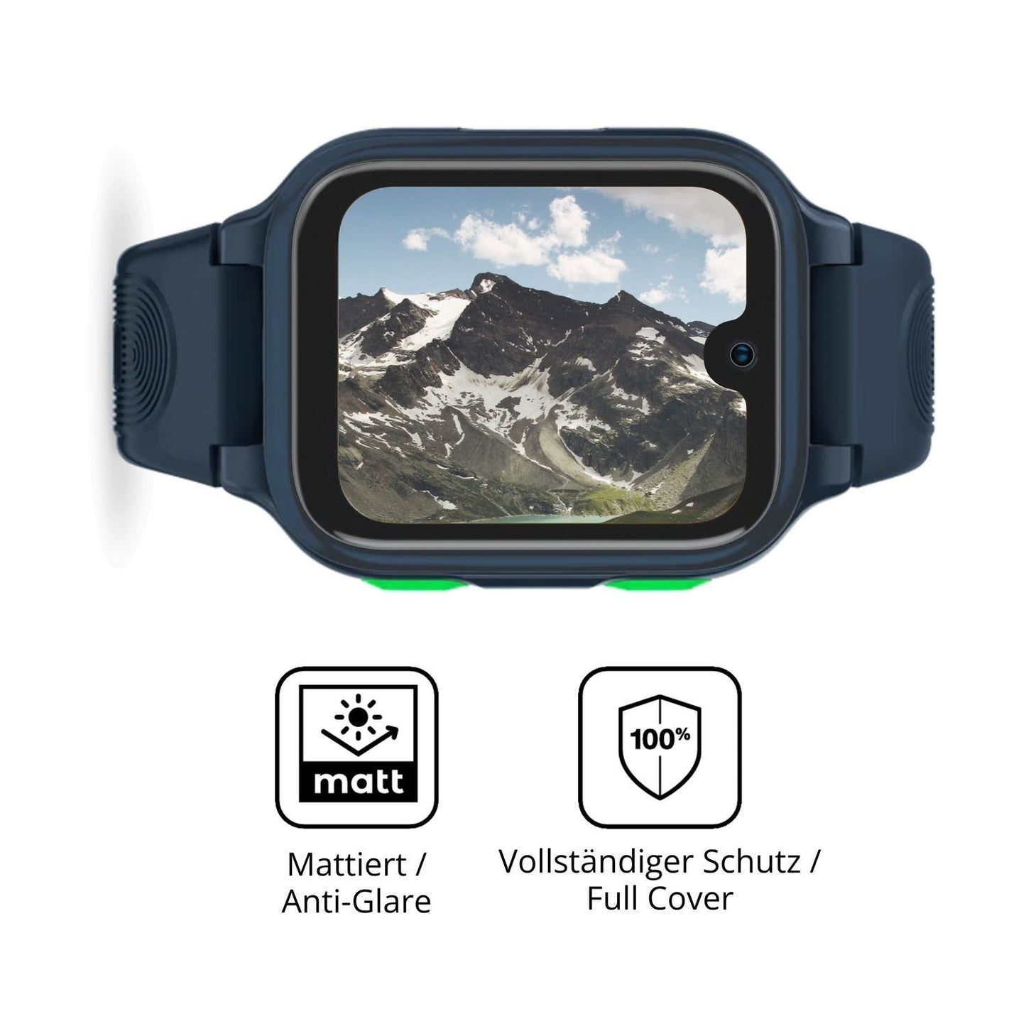 2x Full Cover Schutzfolie matt für Ice-Watch Ice K (5)