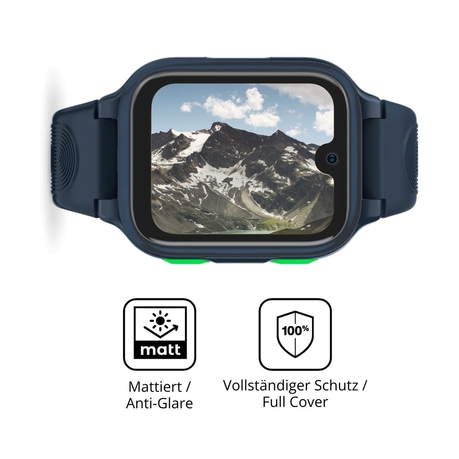 2x Full Cover Schutzfolie matt für Ice-Watch Ice K (5)