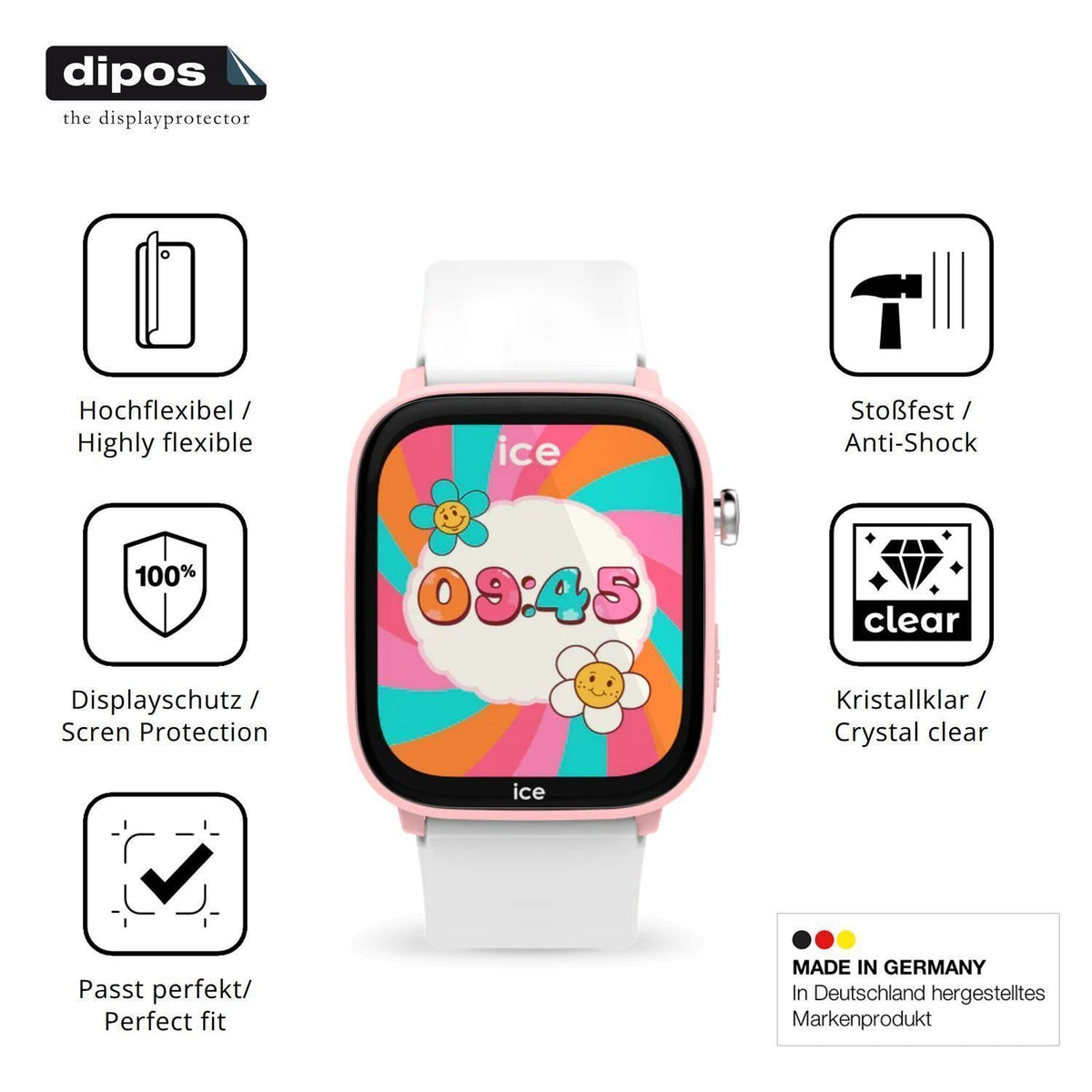 2x 3D Full Cover Schutzfolie für Ice-Watch Ice Sma (7)