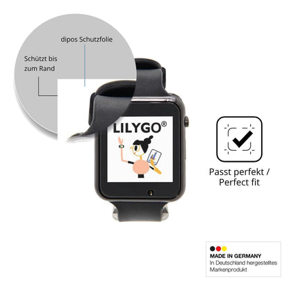 2x Full Cover Schutzfolie matt für LILYGO T-Watch  (6)