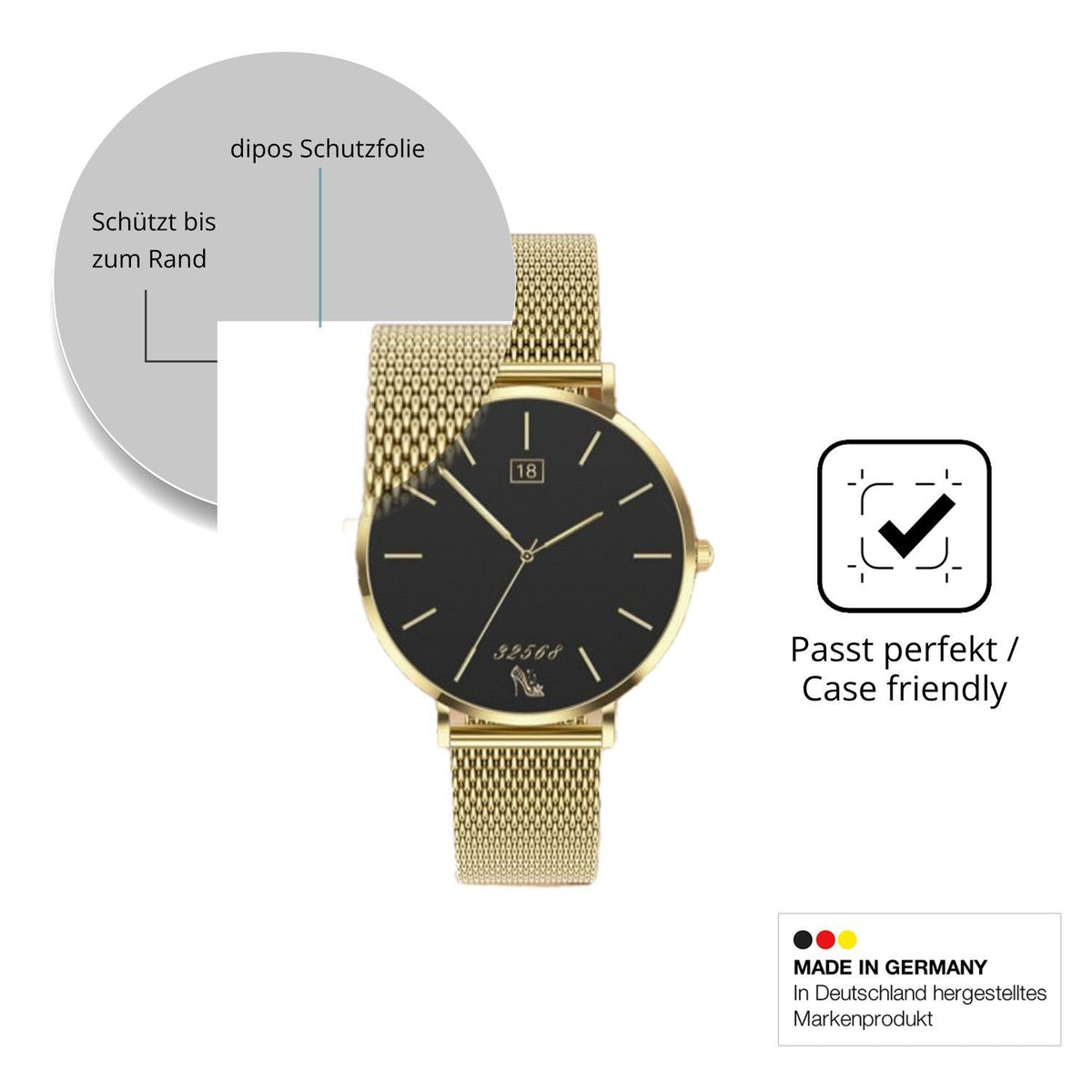 2x 9H Schutzfolie matt für bergxperten A5 Mini Pan (6)