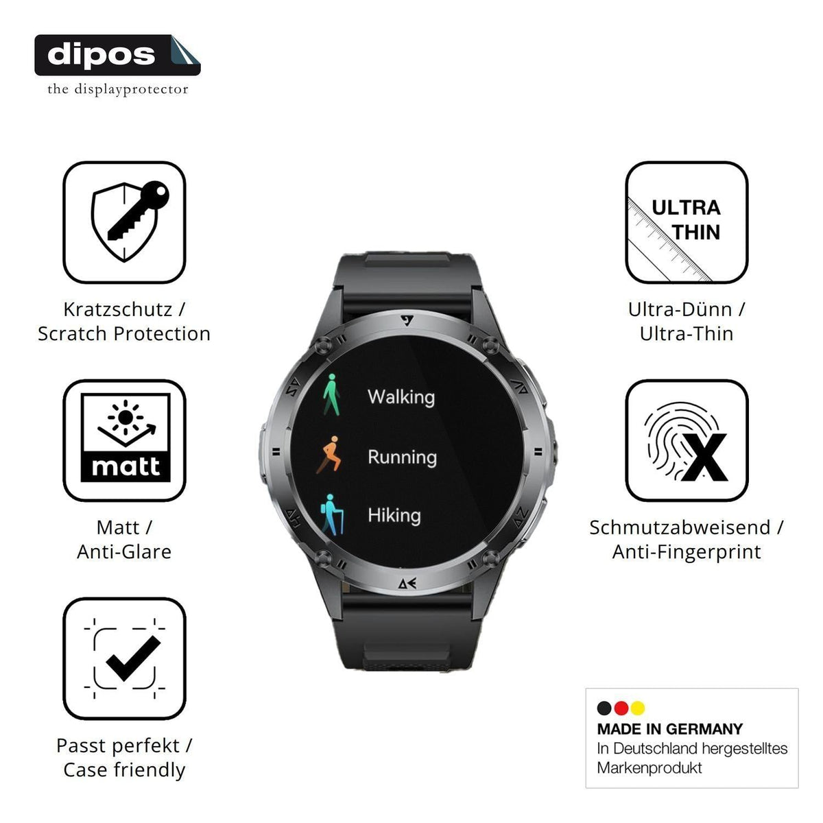 6x Schutzfolie matt für FITFLEX EF6 Display-Schutz (7)