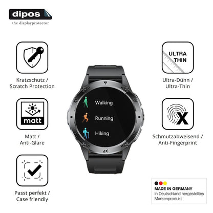 6x Schutzfolie matt für FITFLEX EF6 Display-Schutz (7)