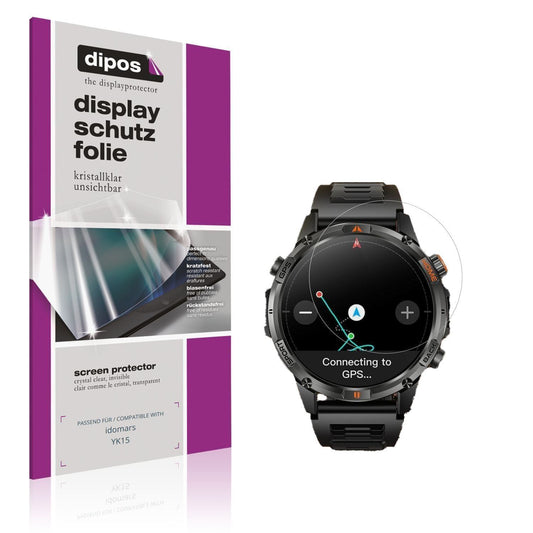 6x Schutzfolie klar für idomars YK15 Display-Schut (1)
