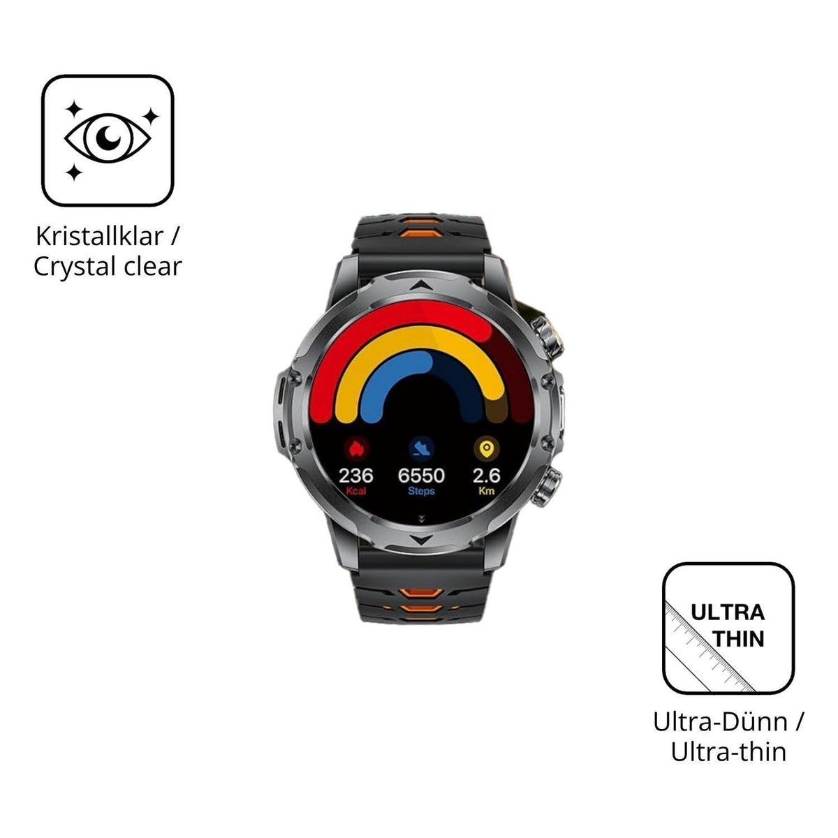 6x Schutzfolie klar für BENYAR SMART EF23 Display- (5)