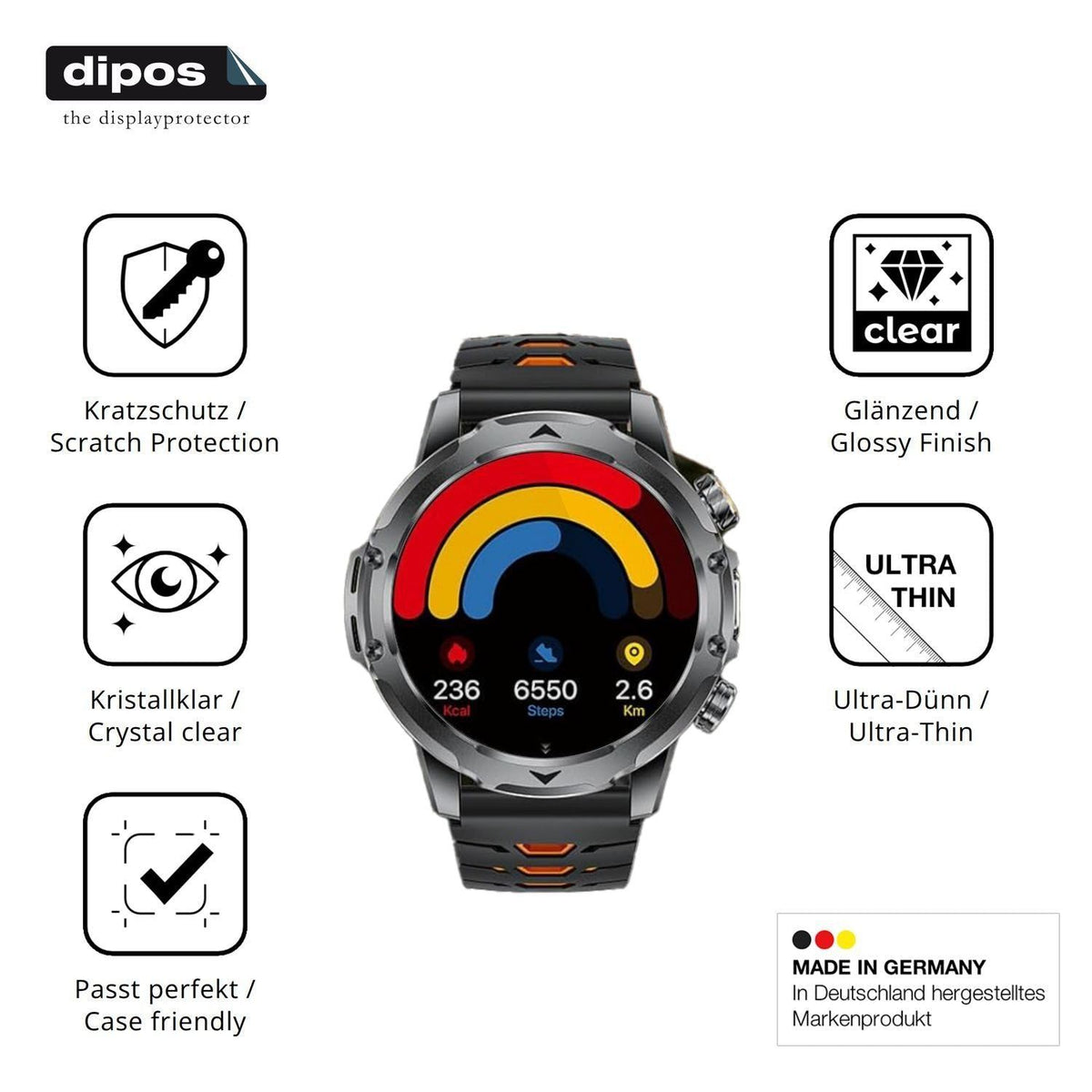 6x Schutzfolie klar für BENYAR SMART EF23 Display- (7)