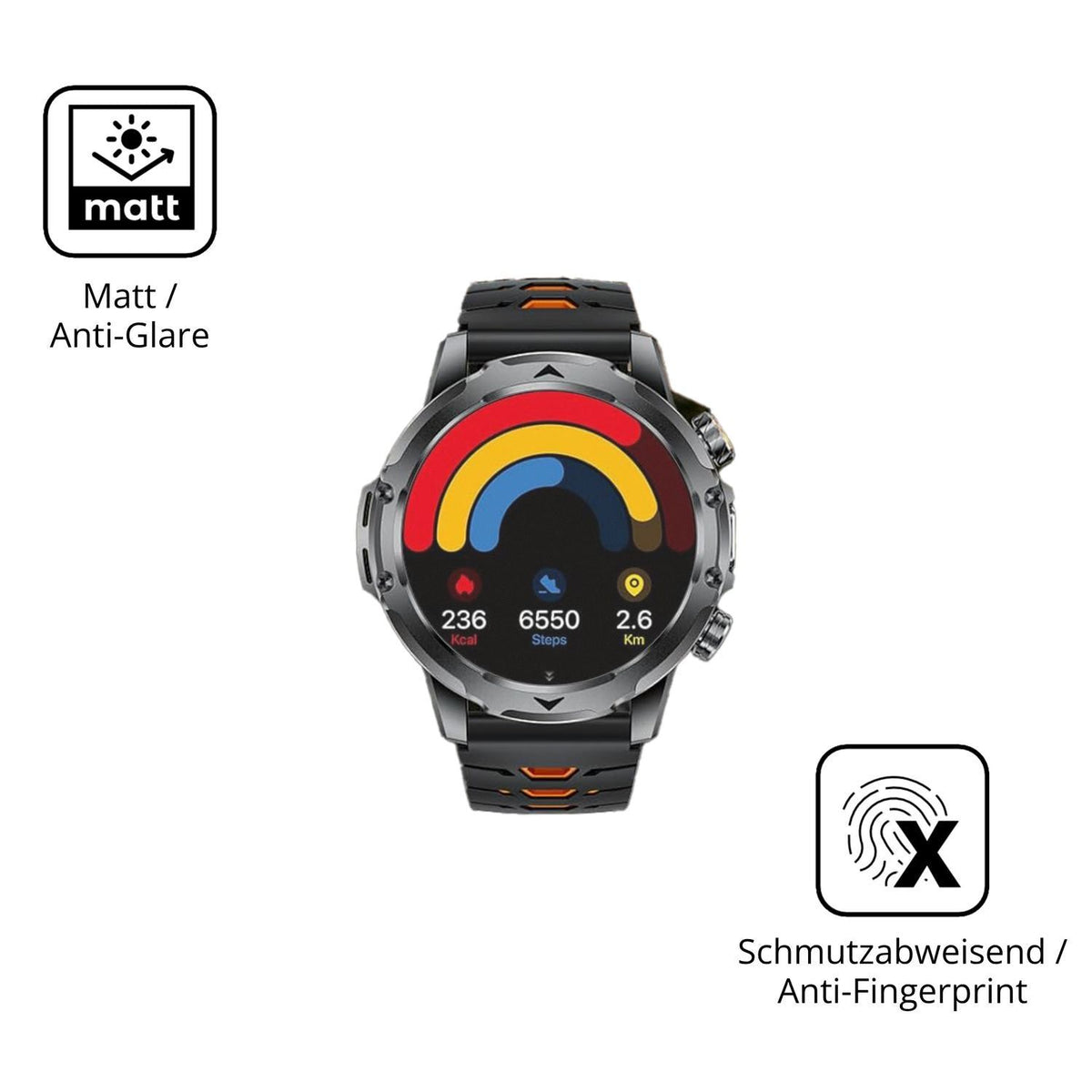 6x Schutzfolie matt für BENYAR SMART EF23 Display- (5)