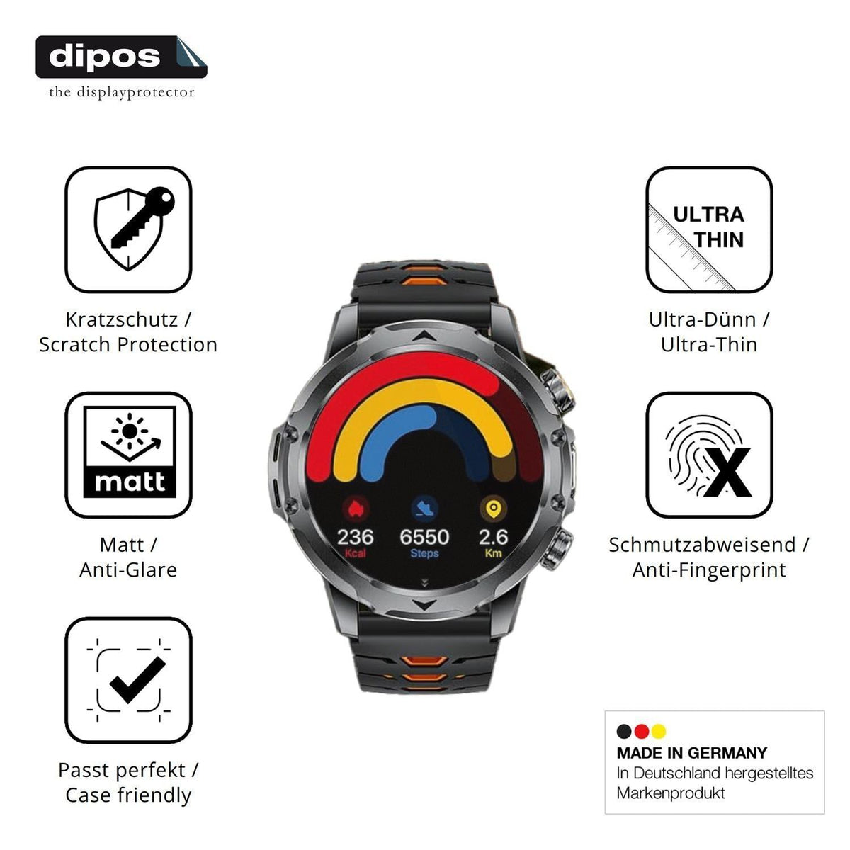 6x Schutzfolie matt für BENYAR SMART EF23 Display- (7)