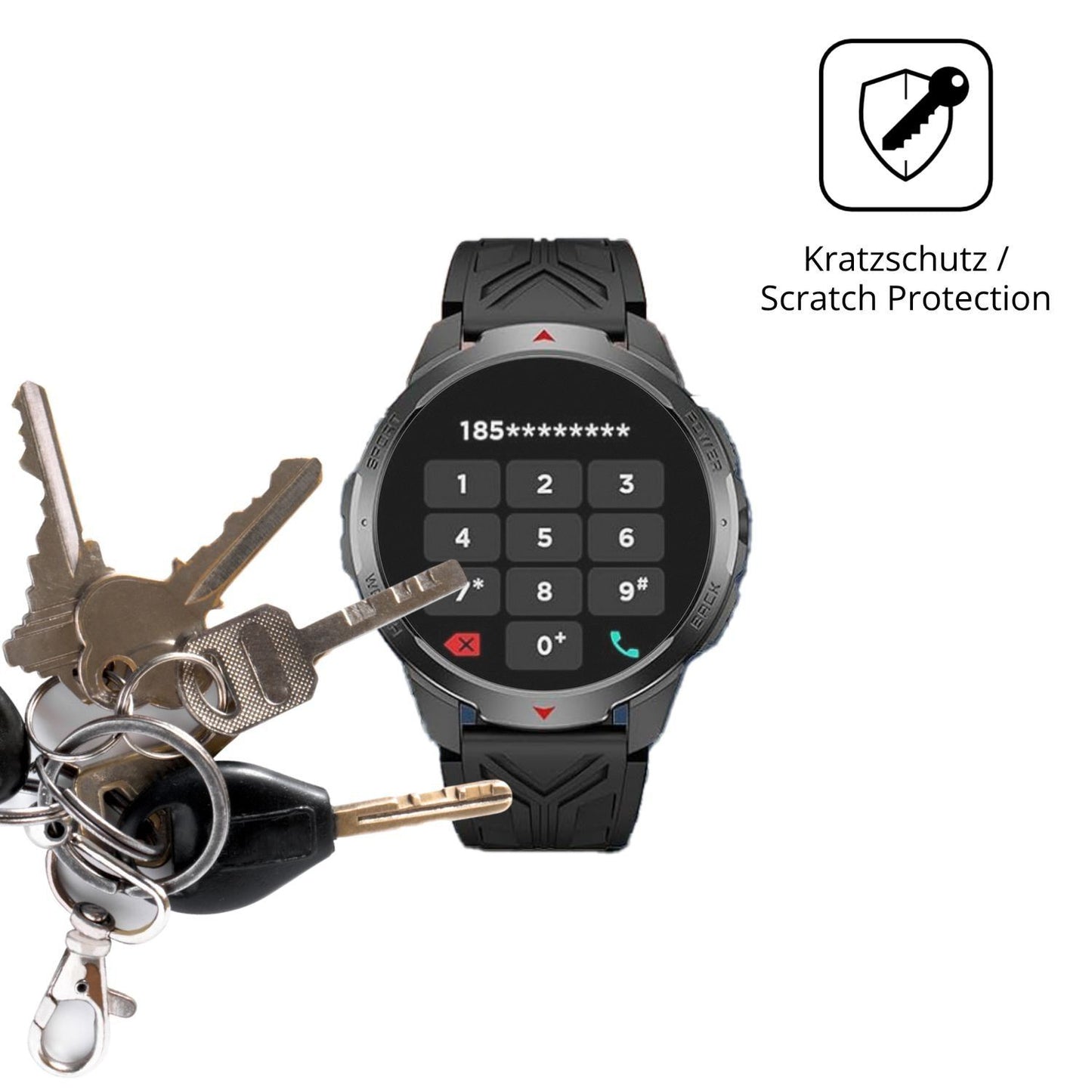 6x Schutzfolie matt für BOALZETD KT88 Display-Schu (4)