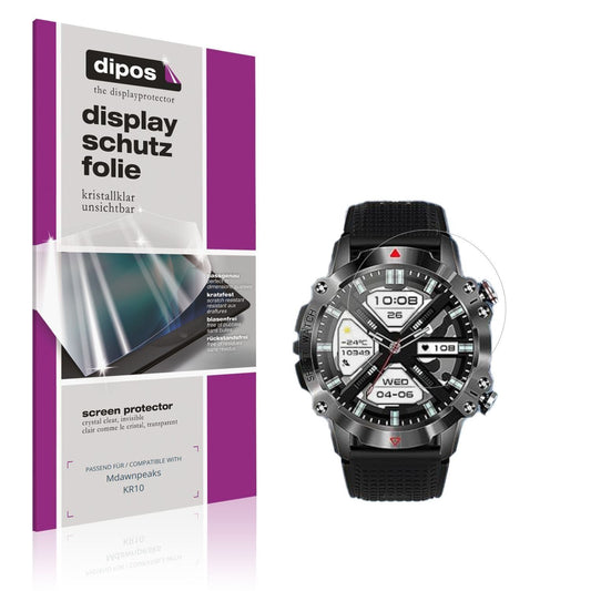 6x Schutzfolie klar für Mdawnpeaks KR10 Display-Sc (1)