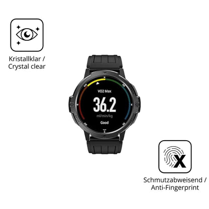 2x 9H Schutzfolie für viqee 1.46 Zoll Smartwatch P (5)