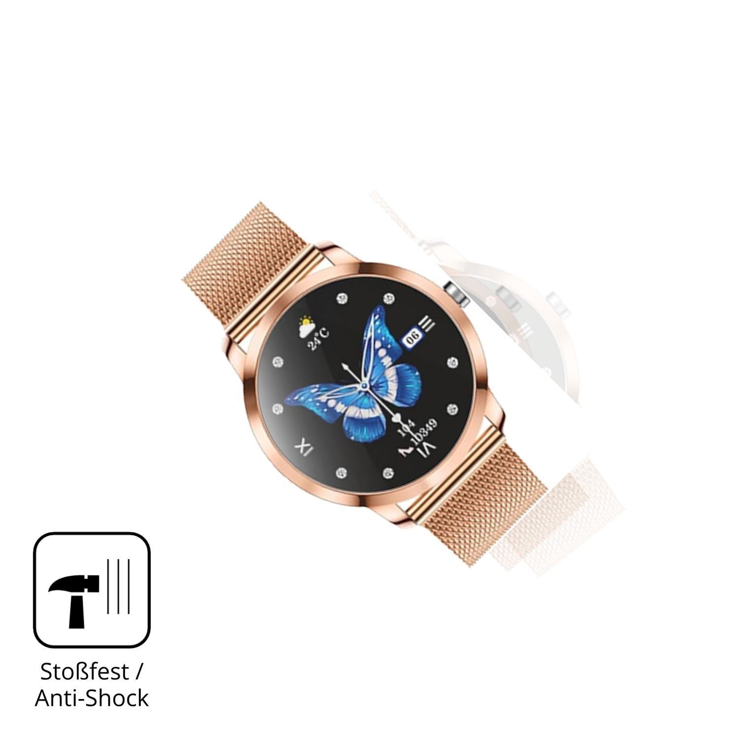 2x 9H Schutzfolie für LWEARKD 1.27 Zoll Smartwatch (4)