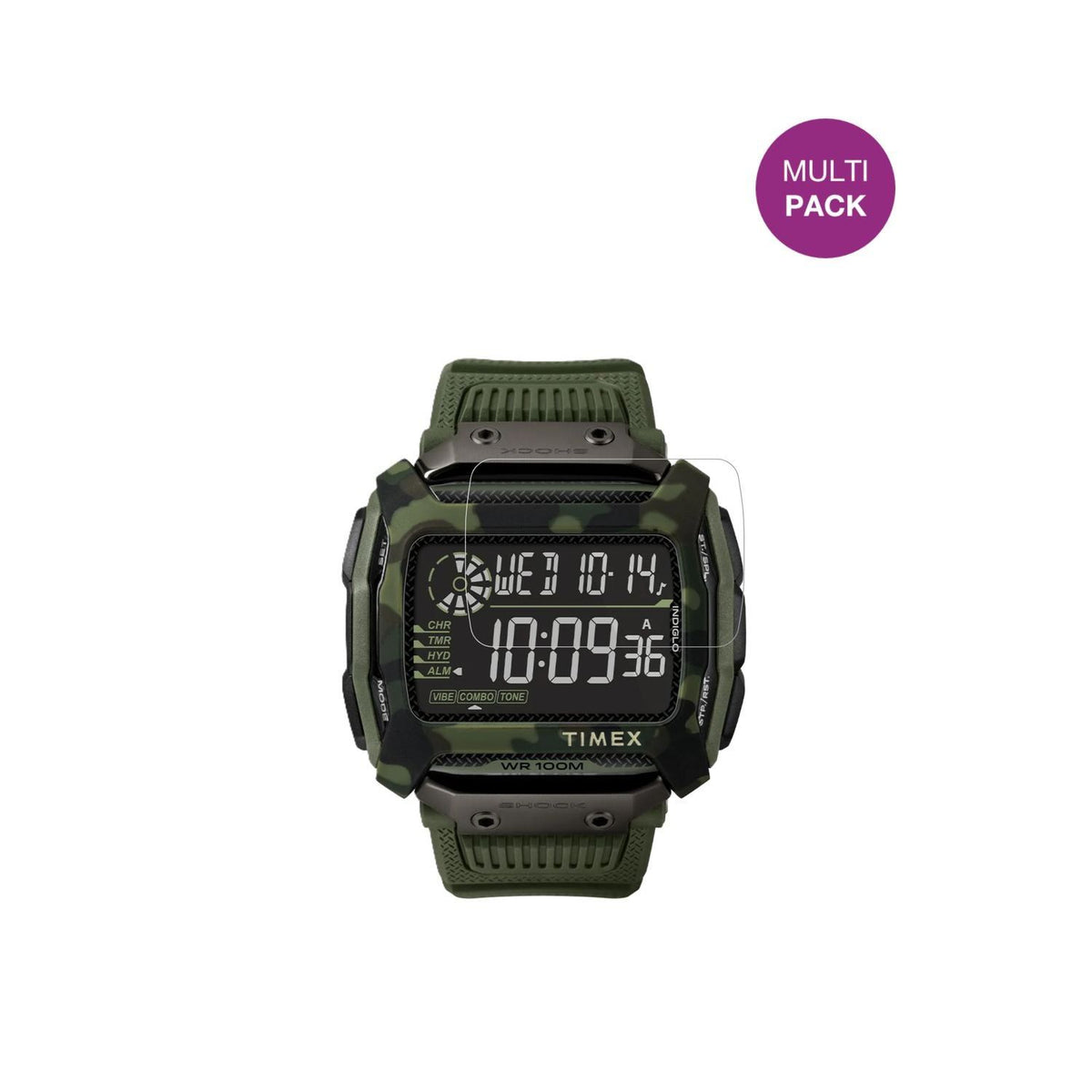 6x Schutzfolie klar für Timex Command Shock Displa (2)