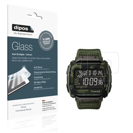 2x 9H Schutzfolie für Timex Command Shock Panzerfo (1)