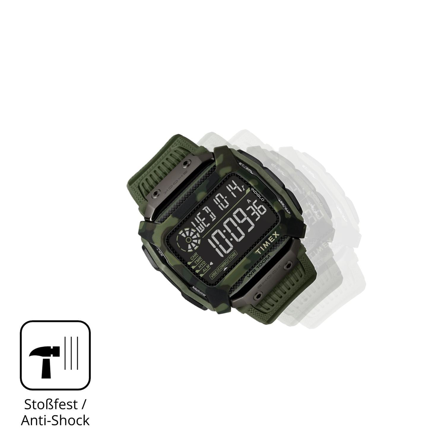 2x 9H Schutzfolie für Timex Command Shock Panzerfo (4)