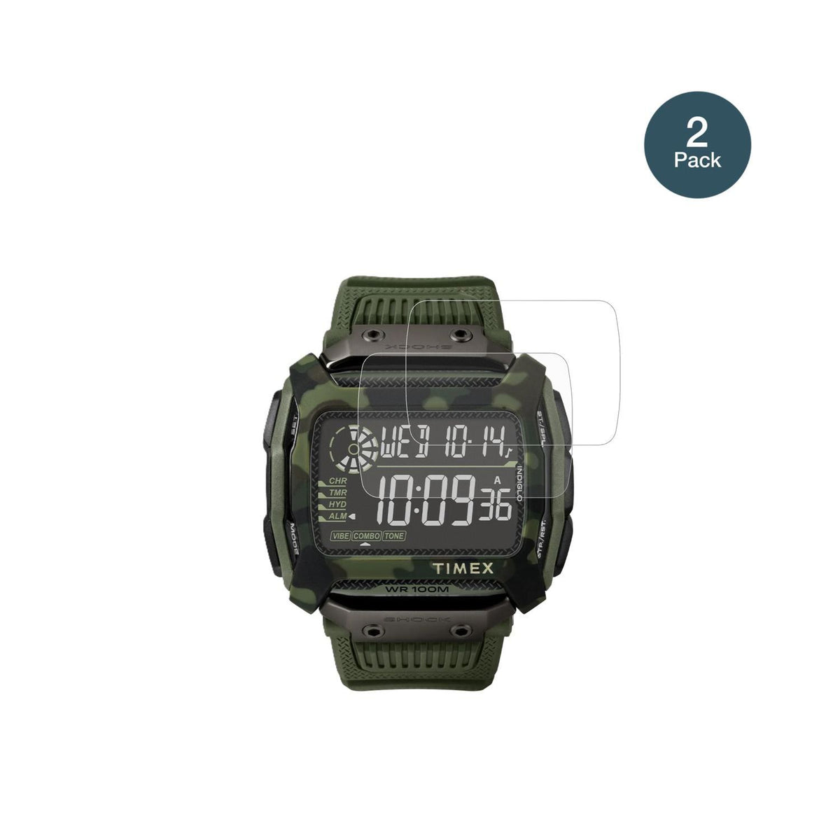 2x 9H Schutzfolie matt für Timex Command Shock Pan (2)