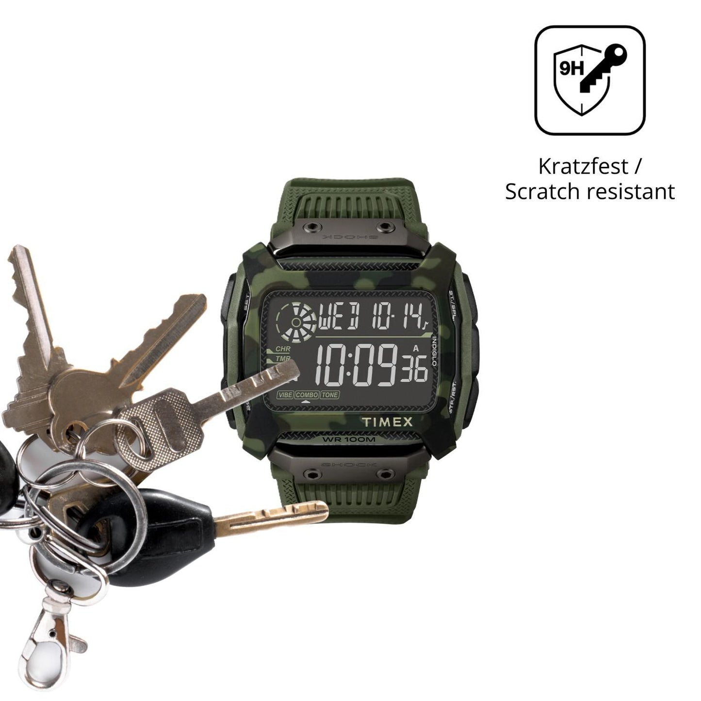 2x 9H Schutzfolie matt für Timex Command Shock Pan (3)