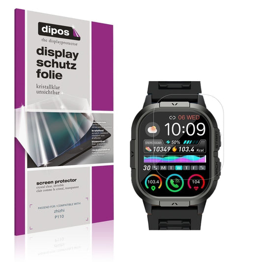 6x Schutzfolie klar für zhizhi P110 Display-Schutz (1)