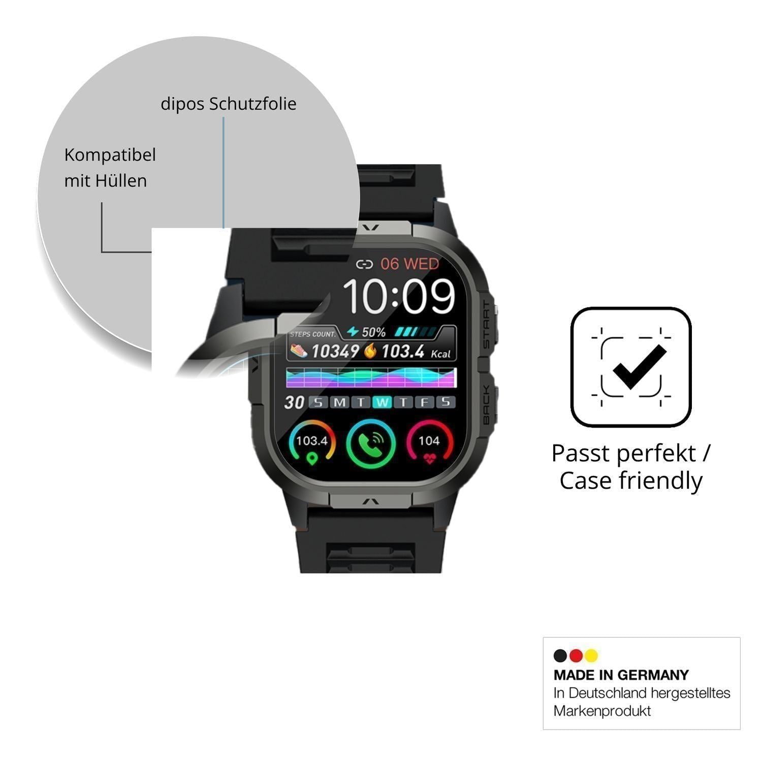 6x Schutzfolie klar für zhizhi P110 Display-Schutz (6)