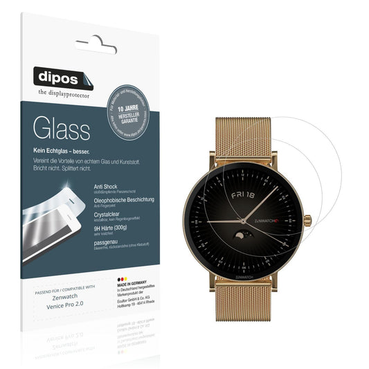 2x 9H Schutzfolie für Zenwatch Venice Pro 2.0 Panz (1)
