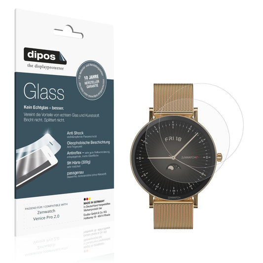 2x 9H Schutzfolie matt für Zenwatch Venice Pro 2.0 (1)