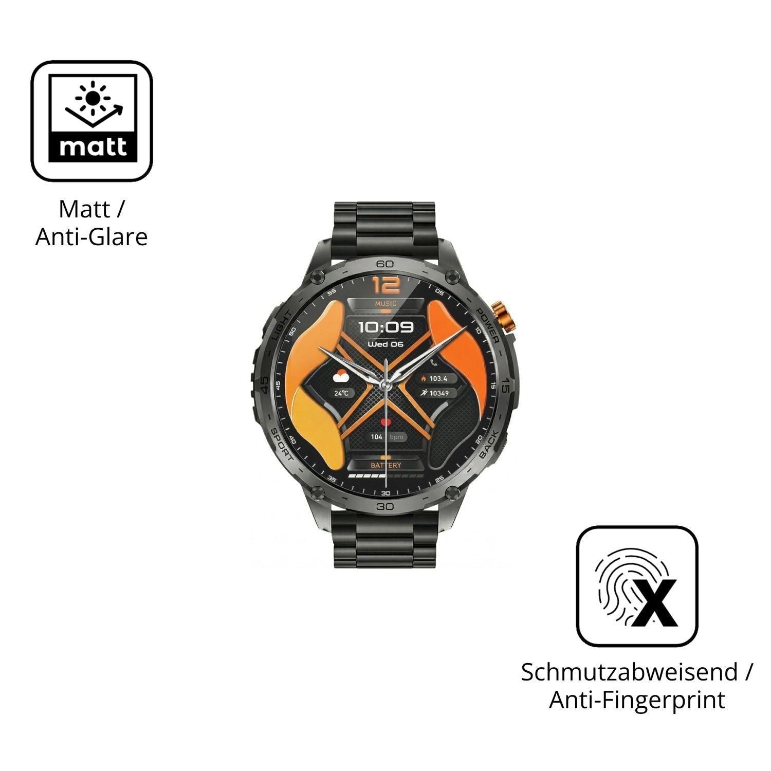 6x Schutzfolie matt für AAFGVC Zeus 2.0 Display-Sc (5)