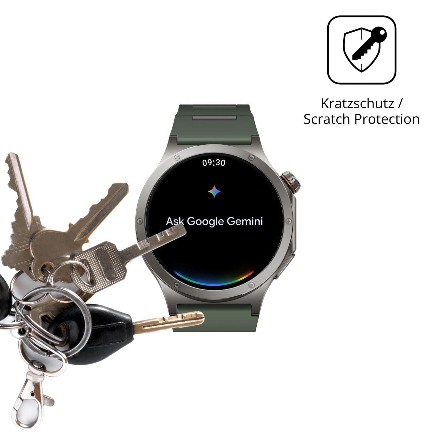 6x Schutzfolie klar für OnePlus Watch 4 Display-Sc (4)