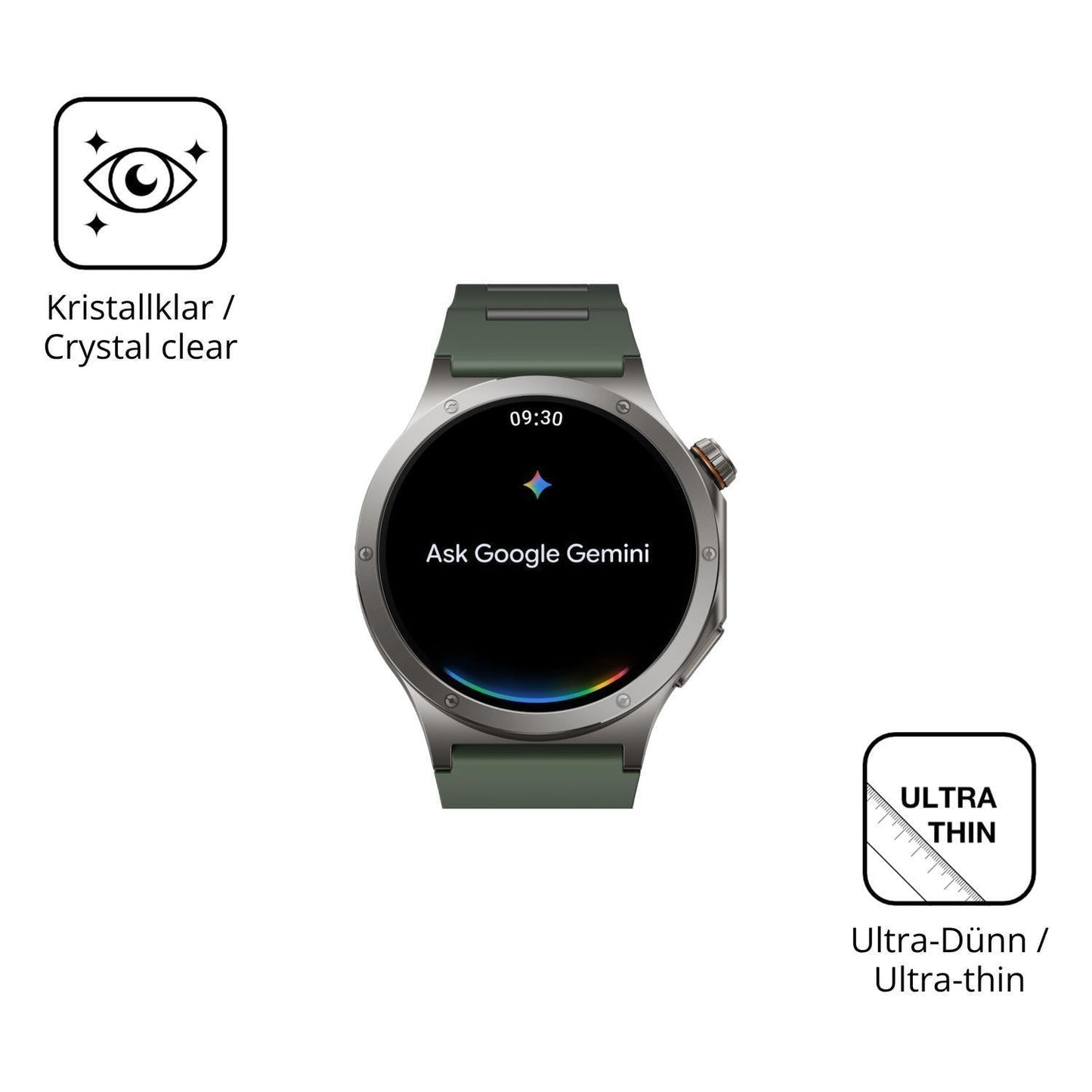6x Schutzfolie klar für OnePlus Watch 4 Display-Sc (5)