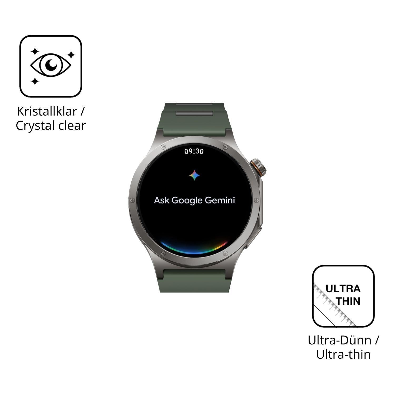 6x Schutzfolie klar für OnePlus Watch 4 Display-Sc (5)
