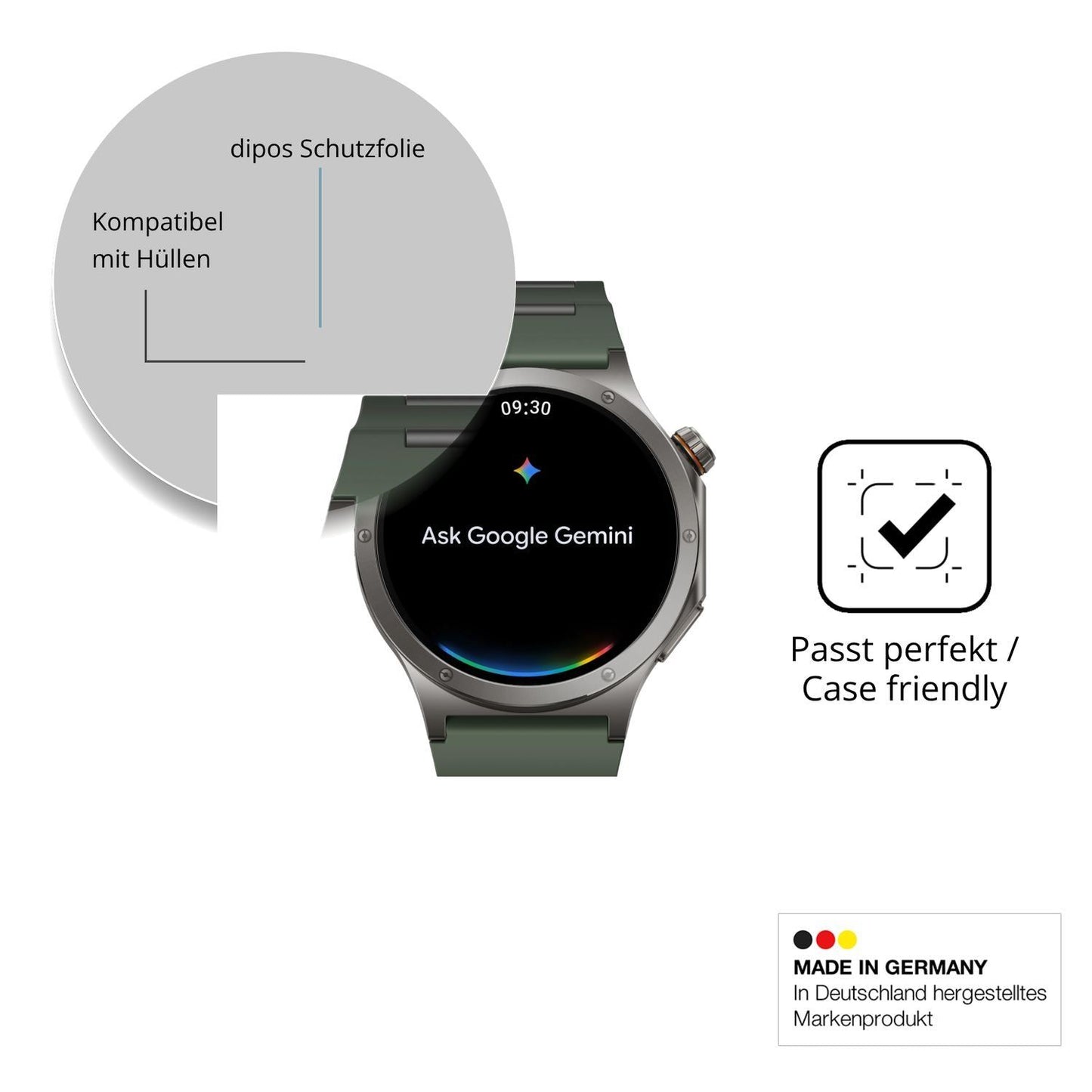 6x Schutzfolie klar für OnePlus Watch 4 Display-Sc (6)