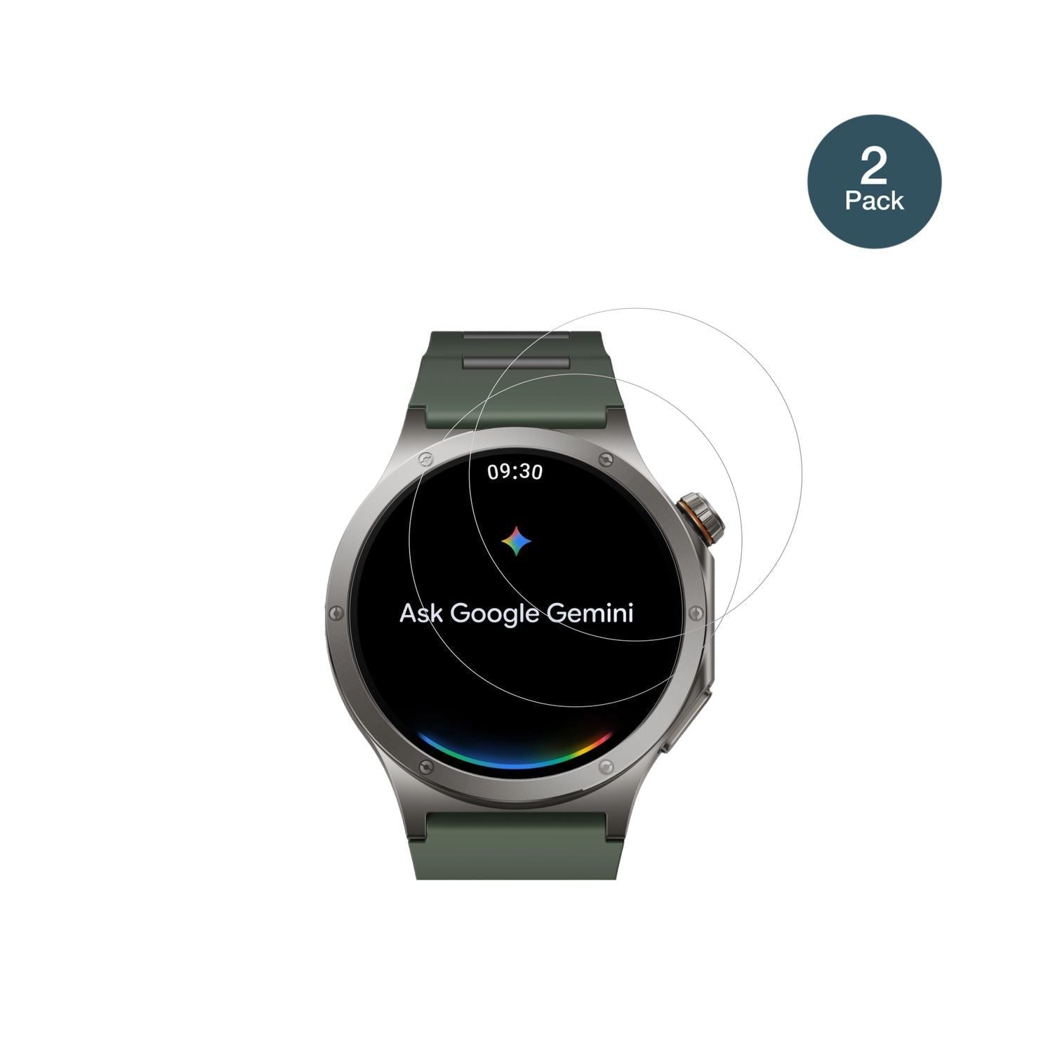 2x 9H Schutzfolie für OnePlus Watch 4 Panzerfolie (2)
