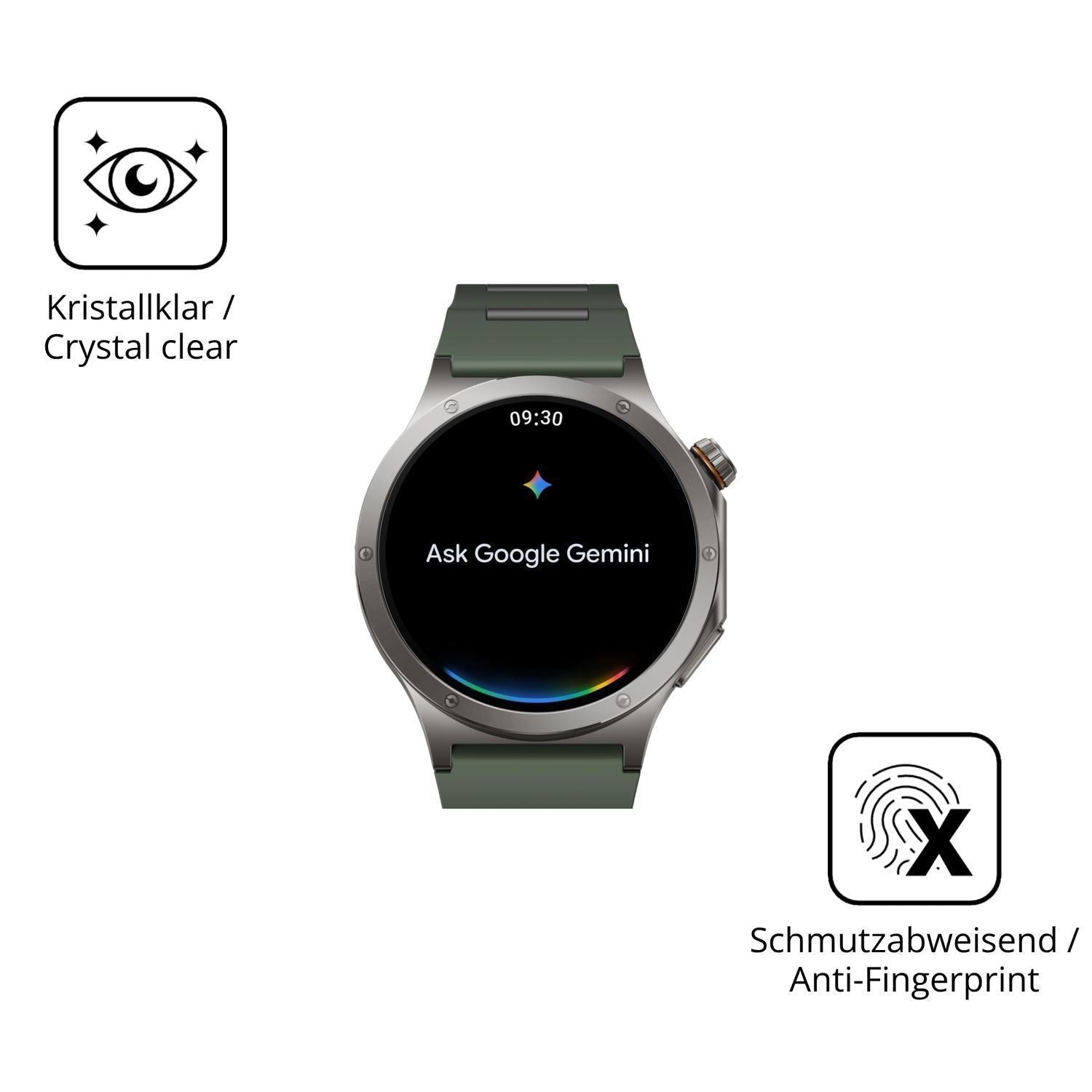2x 9H Schutzfolie für OnePlus Watch 4 Panzerfolie (5)