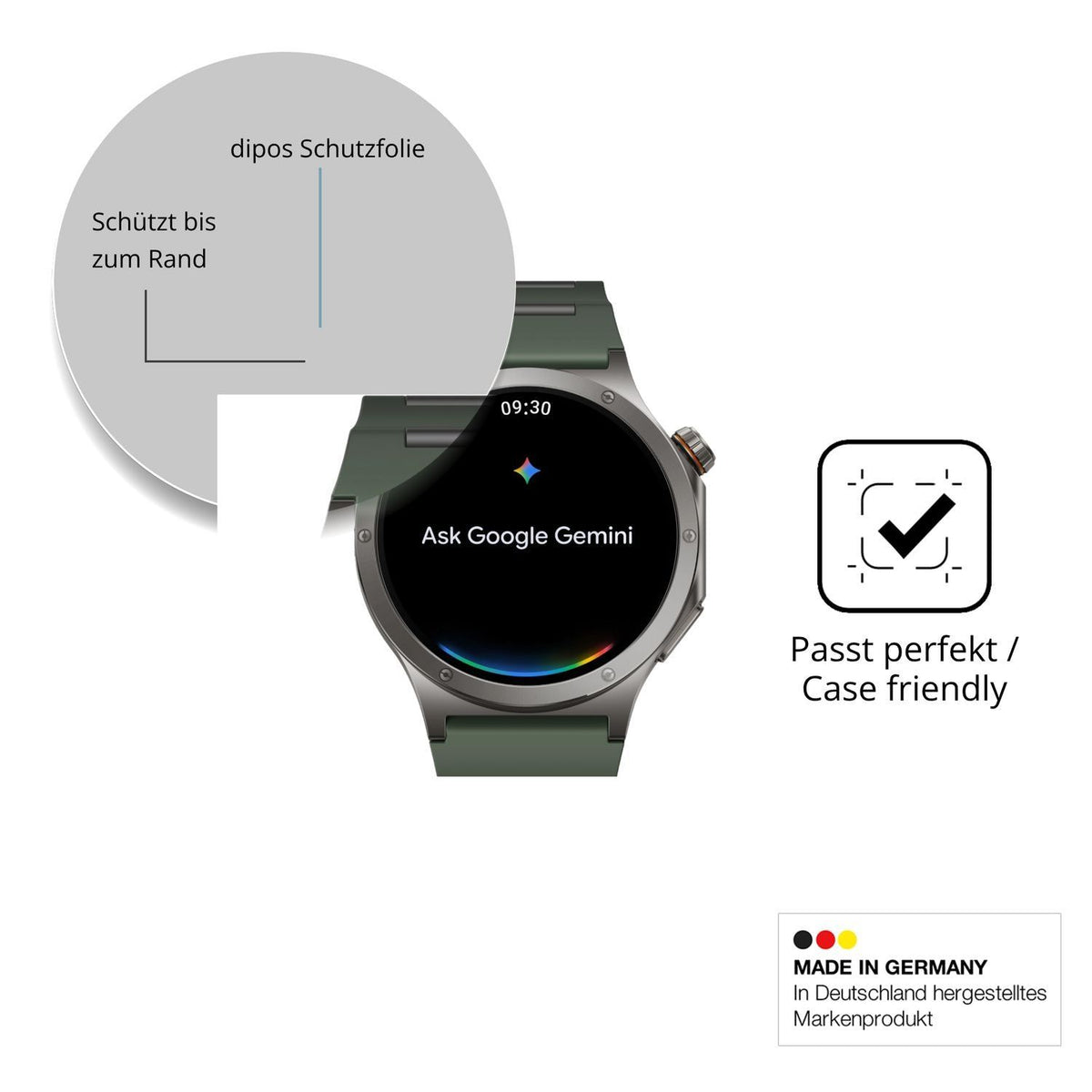 2x 9H Schutzfolie für OnePlus Watch 4 Panzerfolie (6)
