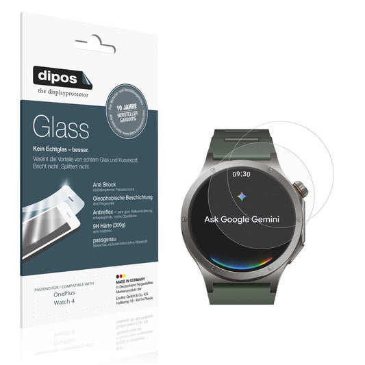 2x 9H Schutzfolie matt für OnePlus Watch 4 Panzerf (1)