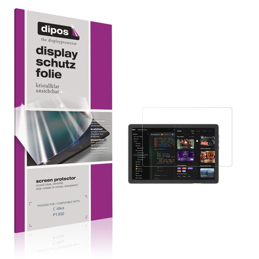 2x Schutzfolie klar für C idea P1300 Display-Schut (1)