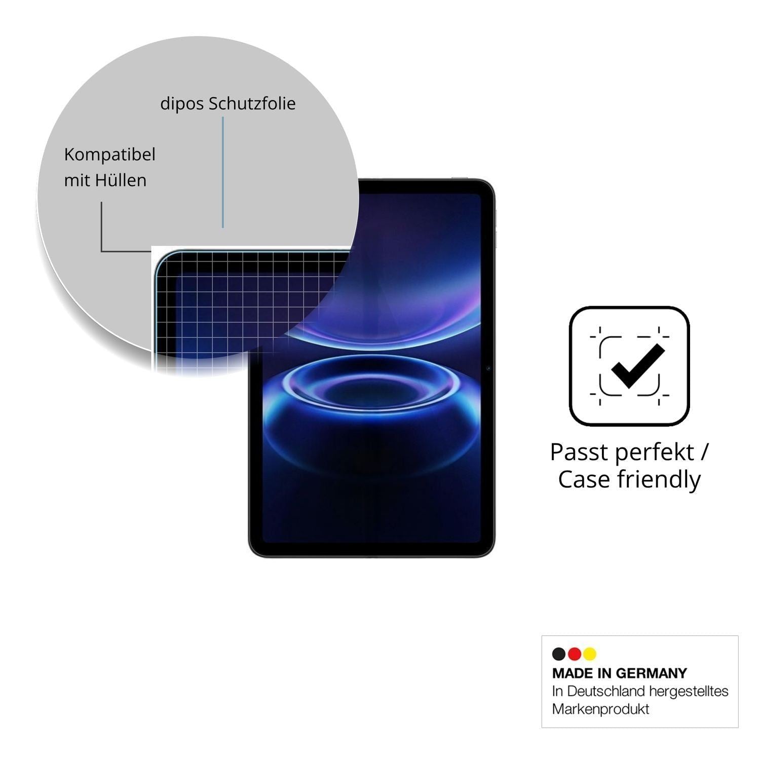 2x Schutzfolie klar für Redmi Pad 2 SE Display-Sch (6)