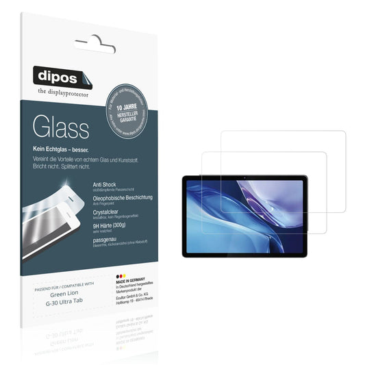 2x 9H Schutzfolie für Green Lion G-30 Ultra Tab Pa (1)