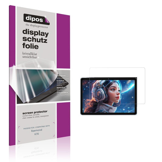 2x Schutzfolie klar für Raemond K70 Display-Schutz (1)