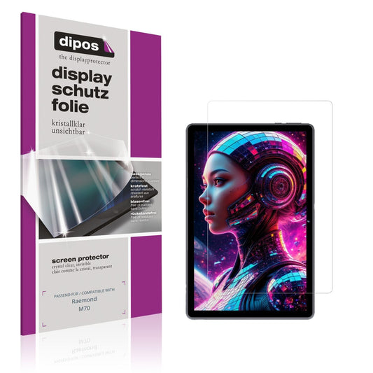 2x Schutzfolie klar für Raemond M70 Display-Schutz (1)