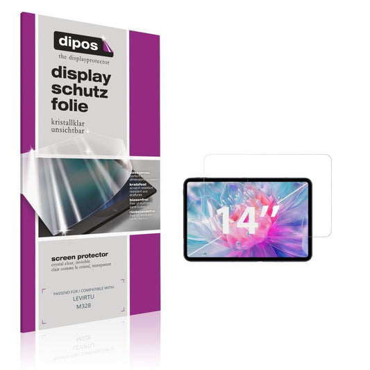 2x Schutzfolie klar für LEVIRTU M328 Display-Schut (1)