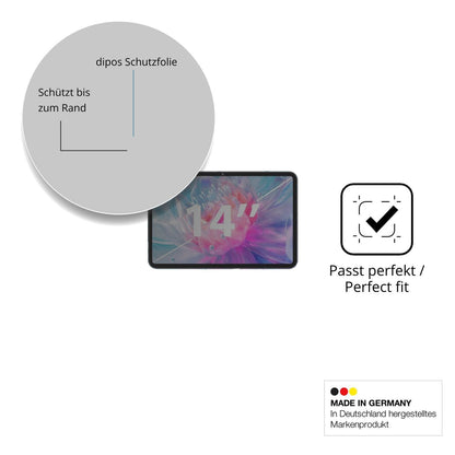 Blickschutzfolie für LEVIRTU M328 matt Schutzfolie (4)