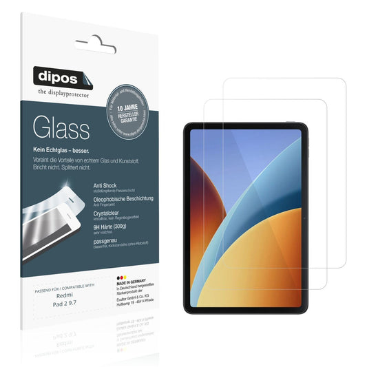 2x 9H Schutzfolie für Redmi Pad 2 9.7 Panzerfolie (1)