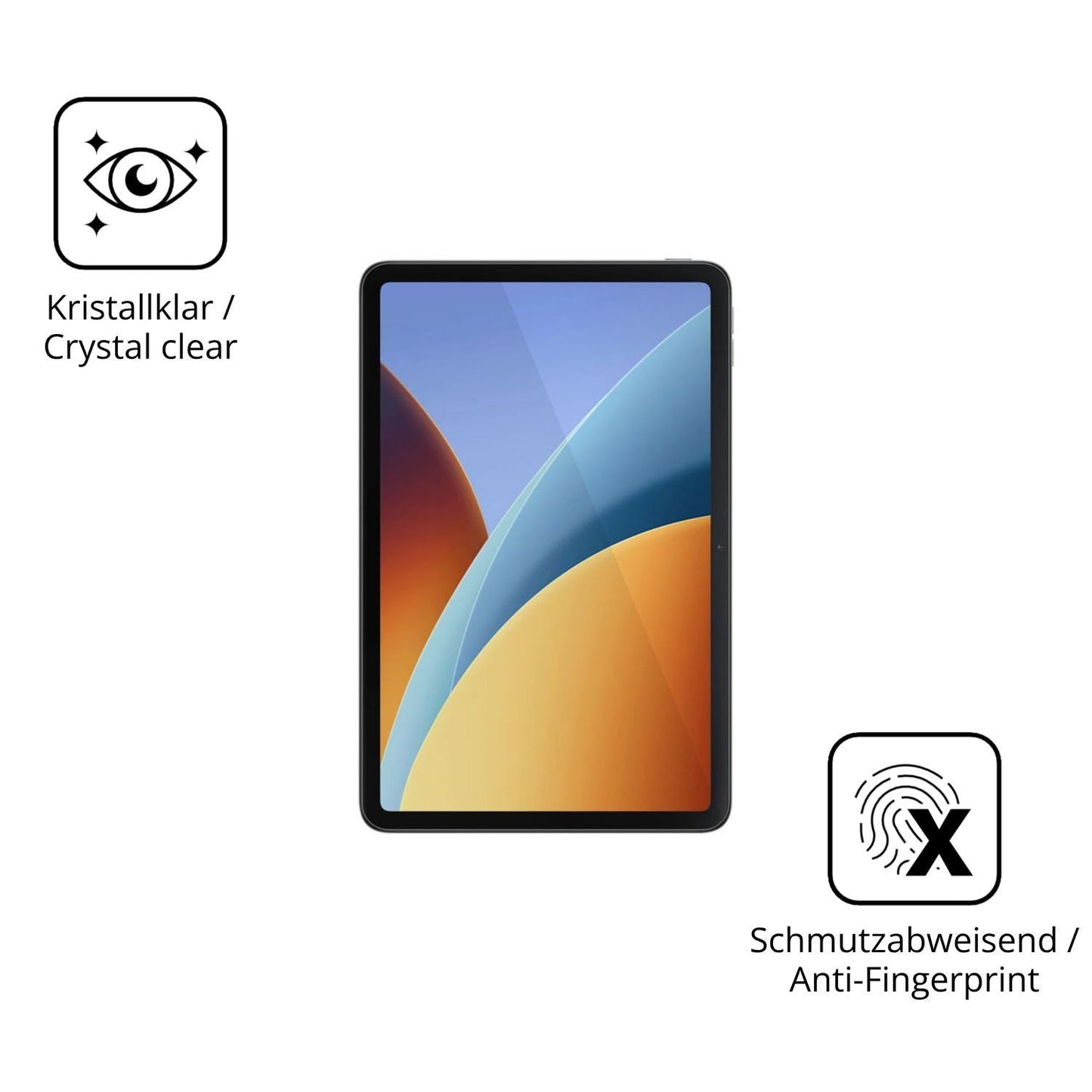 2x 9H Schutzfolie für Redmi Pad 2 9.7 Panzerfolie (5)