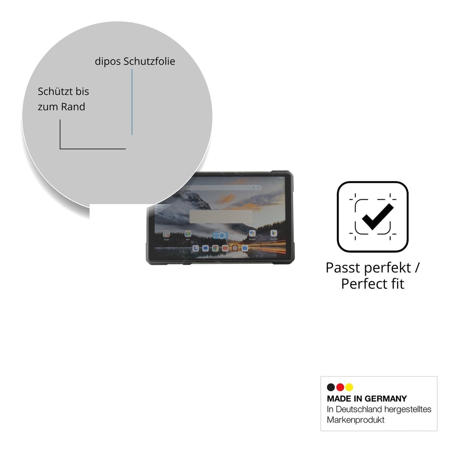 Blickschutzfolie für 8849 Tank Pad Ultra matt Schu (4)