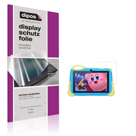 2x Schutzfolie klar für C idea CM92 Display-Schutz (1)