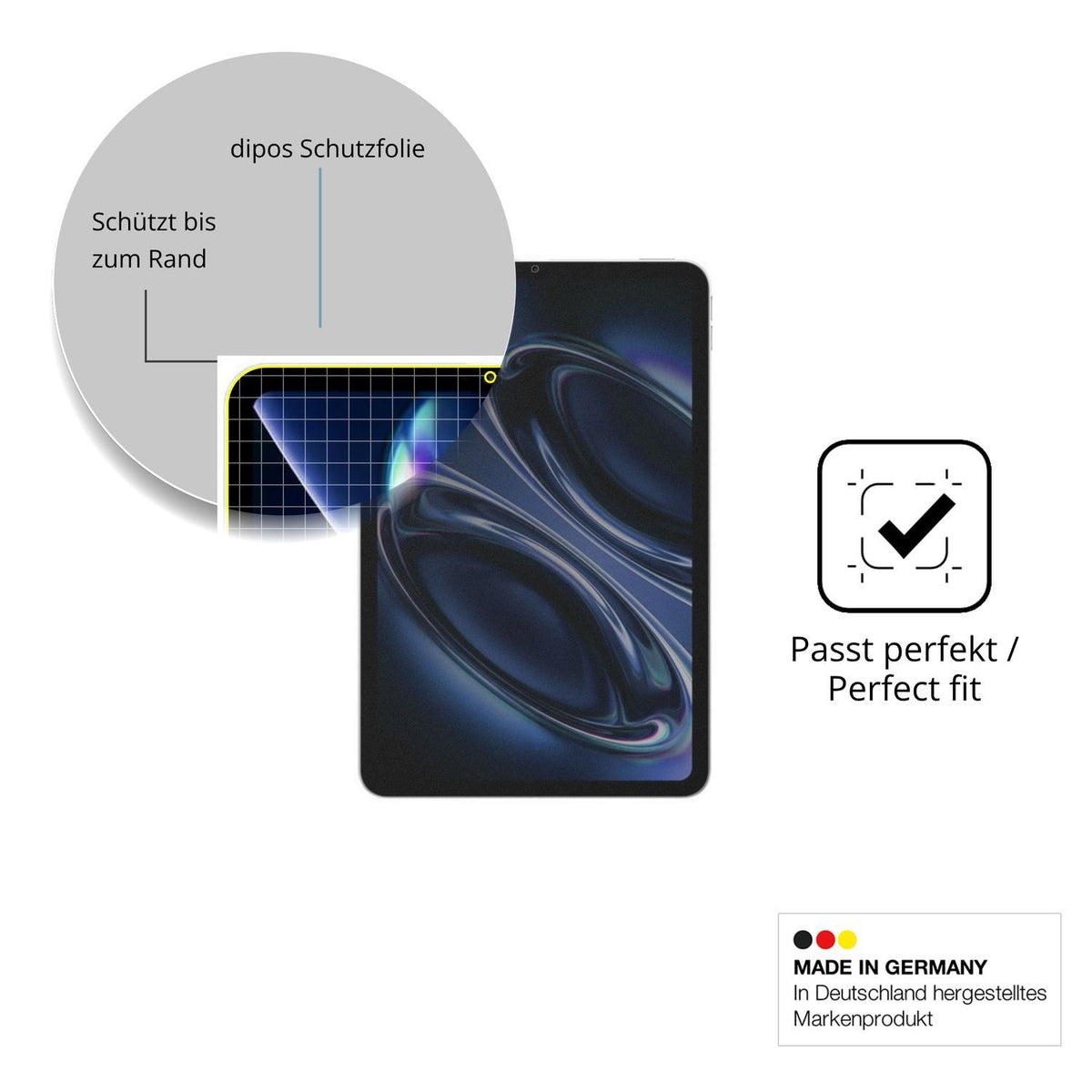 Blickschutzfolie für Redmi K Pad 2 matt Schutzfoli (4)