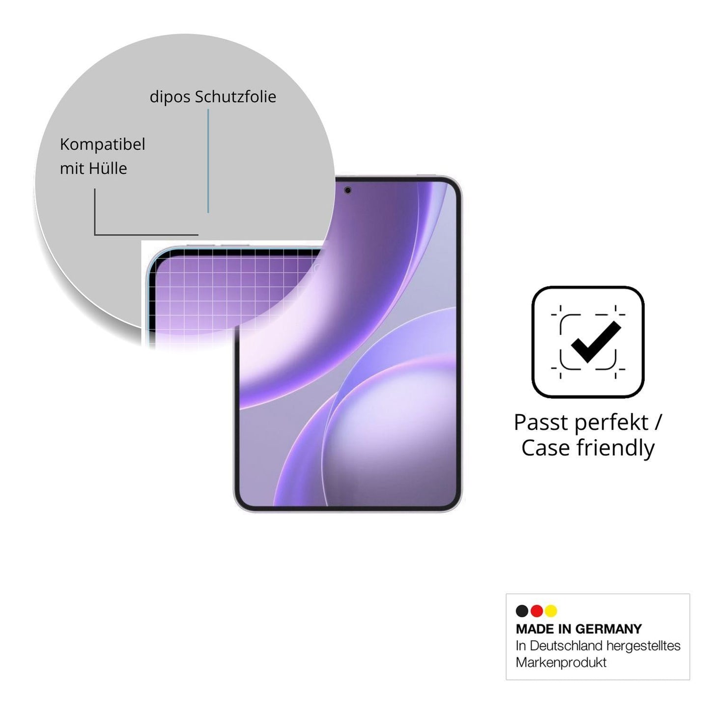 2x Schutzfolie matt für Oppo Pad Mini Display-Schu (6)