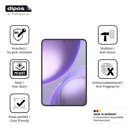 2x 9H Schutzfolie matt für Oppo Pad Mini Panzerfol (7)